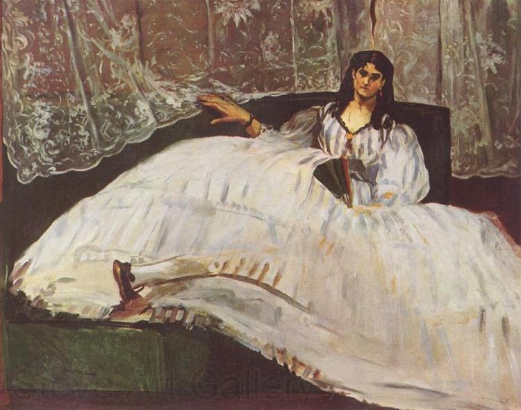 Edouard Manet Dame mit Facher